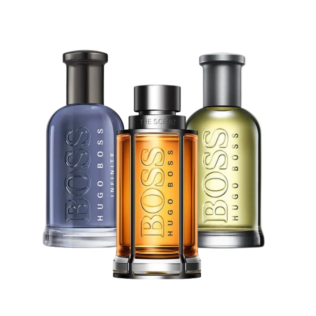 Combo 3 perfumes BOSS THE SCENT, BOSS BOTTLED y BOTTLED INFINITE 100ml - Madrid Perfumes
